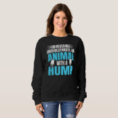 Camel-Zitat für einen Bactrian-Fan Sweatshirt (Vorne ganz)