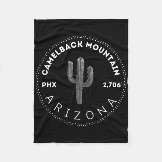 Camelback Mountain - Phoenix Arizona Wandern und E Fleecedecke (Vorderseite)
