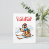 Camelback Mountain Ski Postkarte (Stehend Vorderseite)