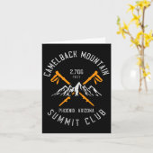 Camelback Mountain Wandern Phoenix Arizona Karte (Gelbe Blume)