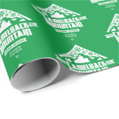 Camelback Mountain Xmas (Green) - Umschlagpapier Geschenkpapier (Rolleneckpunkt)