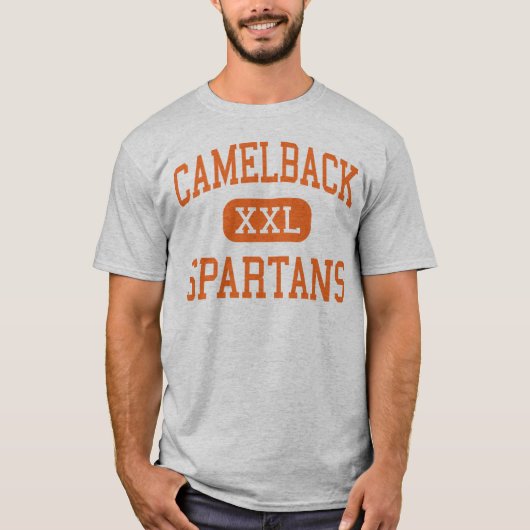 Camelback - Spartans - hoch - Phoenix Arizona T-Shirt (Vorderseite)