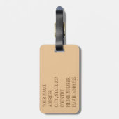 Camelflouge Gepäckanhänger (Rückseite vertikal)