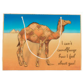 Camelflouge Große Geschenktüte (Rückseite)