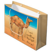 Camelflouge Große Geschenktüte (Vorderseite Schrägansicht)