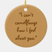 Camelflouge Keramik Ornament (Hinten)