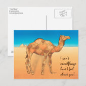 Camelflouge Postkarte (Vorne/Hinten)