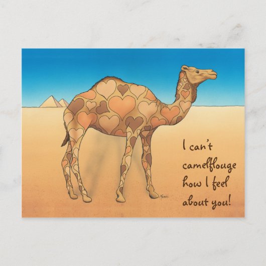 Camelflouge Postkarte (Vorderseite)