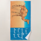 Camelflouge Strandtuch (Vorderseite)
