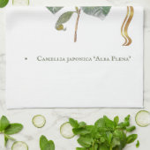 Camelia blanc geschirrtuch (Gefaltet)