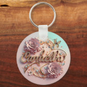 Camelia Name Schlüsselanhänger (Vorderseite)
