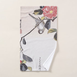 Camelia und Uso, Hiroshige, Ukiyo-e Handtuch