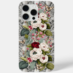 Camelias Lace and Butterflies Floral Case-Mate iPhone Hülle