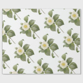 Camellia Blume Pattern Geschenkpapier (Flach)