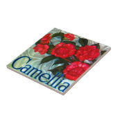 Camellia Brand Orange Etikett Fliese (Seite)