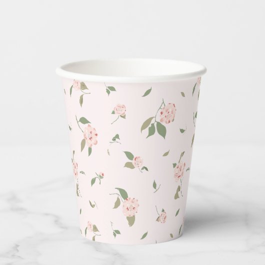 Camellia Garten Pappbecher (Vorderseite)
