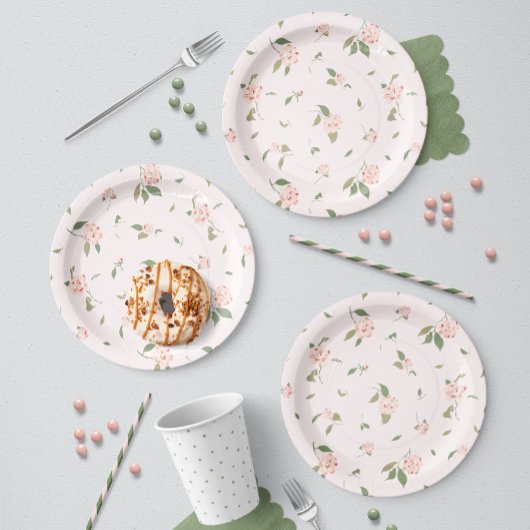 Camellia Garten Pappteller