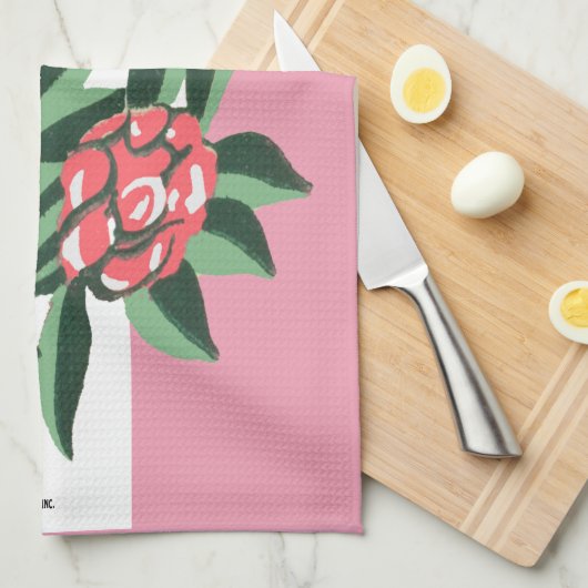 Camellia House, Drake Hotel, Chicago; 1940-1977 Geschirrtuch (Viertel Falte)