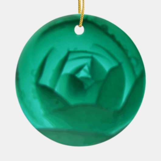 Camellia Hypnotic Blume Keramikornament (Vorne)