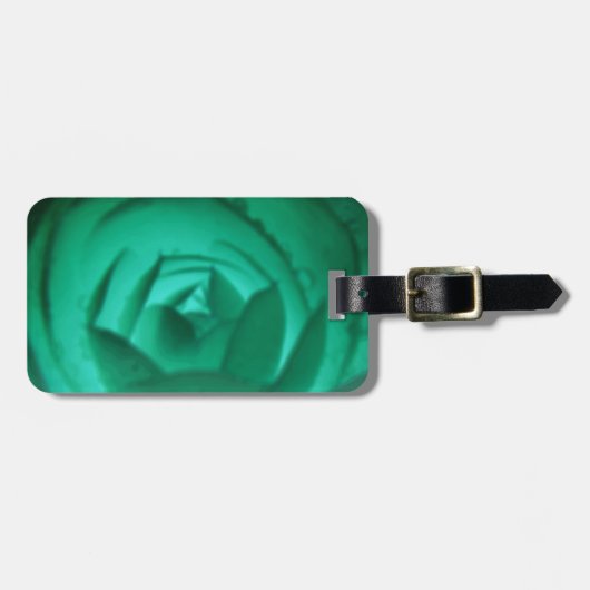 Camellia Hypnotic Custom Luggage Tag Gepäckanhänger (Vorderseite horizontal)