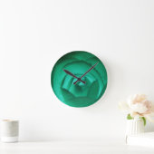 Camellia Hypnotic Wall Clock Runde Wanduhr (Zuhause)