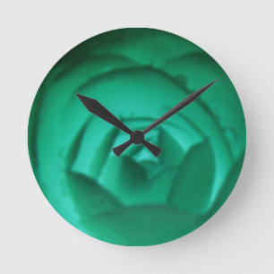 Camellia Hypnotic Wall Clock Runde Wanduhr