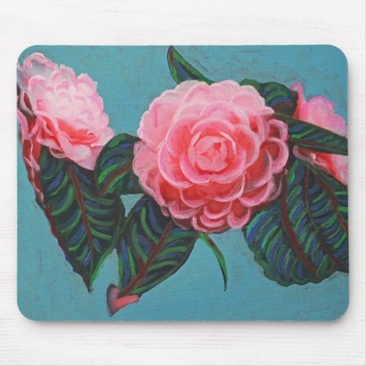 Camellia Japonica Sky Mousepad (Vorne)