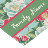 Camellia Pattern Kurzer Tischläufer (Ecke)