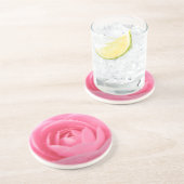 Camellia Pink Blume Untersetzer (Seite)