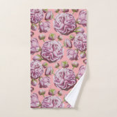 Camellia Rose Garden Blume Badetuch Set (Handtuch)