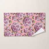 Camellia Rose Garden Blume Badetuch Set (Handtuch)