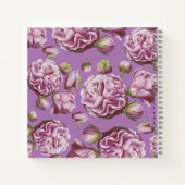 Camellia Rose Garden Blume Notebook Notizblock (Rückseite)
