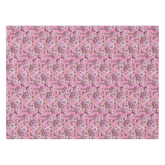 Camellia Rose Garden Blume Tischdecke (Vorderseite (Horizontal))