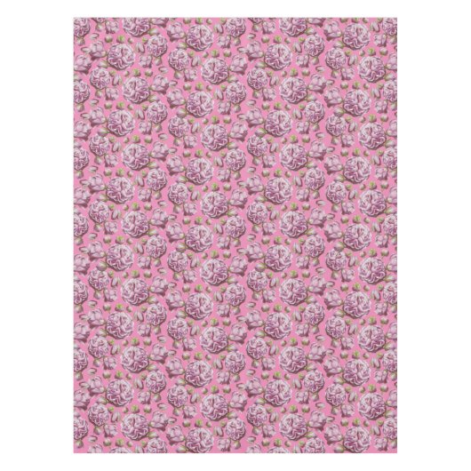 Camellia Rose Garden Blume Tischdecke (Vorderseite)