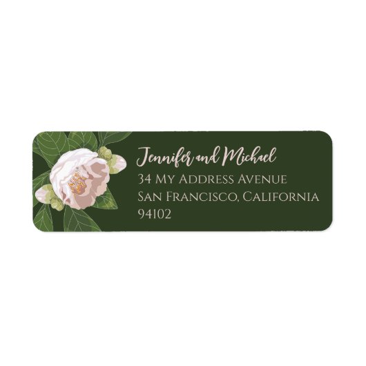 Camellia und Grüne Einfache Hochzeit (Vorne)