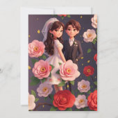 Camellia Unprätentiöse Elegance Essenz Liebe - Einladung (Rückseite)