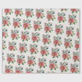 Camellias Wrapping Paper Geschenkpapier (Flach)