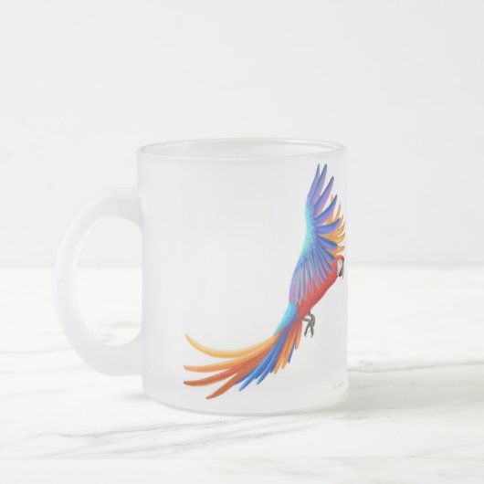 Camelot hybrider Macaw-mattierte GlasTasse Mattglastasse (Links)