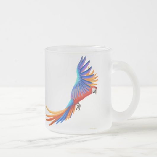 Camelot hybrider Macaw-mattierte GlasTasse Mattglastasse (Rechts)