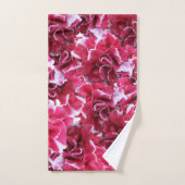 Camelot Red Floral Badhandtuch Set (Handtuch)