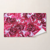 Camelot Red Floral Badhandtuch Set (Handtuch)
