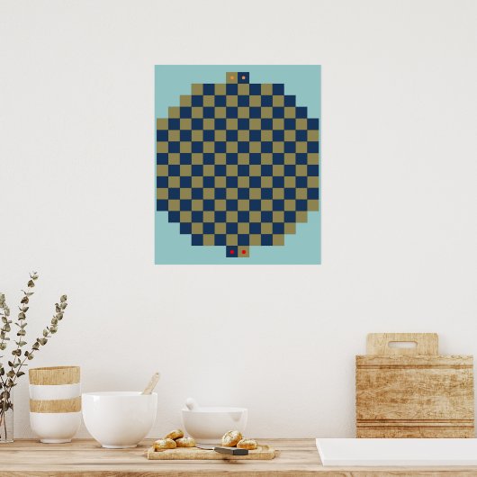 Camelot Vers II (Chivalry) Game Board Poster (Küche)