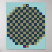 Camelot Vers II (Chivalry) Game Board Poster (Vorne)