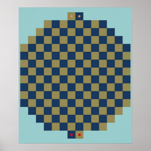 Camelot Vers II (Chivalry) Game Board Poster