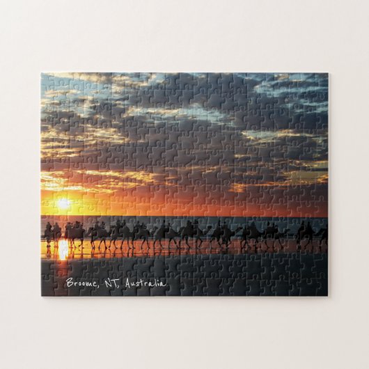 Camels, Cable Beach, Broome, Australien - Puzzle (Horizontal)