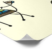 Camels Caravan Dekoration Nahtloses Muster (Ecke)