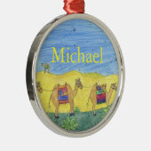 CAMELS CHRISTmas-Ornament Silbernes Ornament (Rechts)