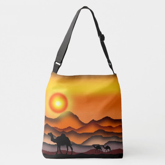 Camels Crossbody Bag Tragetaschen Mit Langen Trägern (Rückseite)