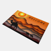 Camels Doormat Fußmatte (Schrägansicht)