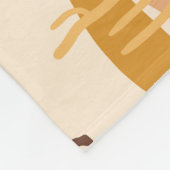 Camels Dunes Cacti: Wüste nahtlos Fleecedecke (Ecke)